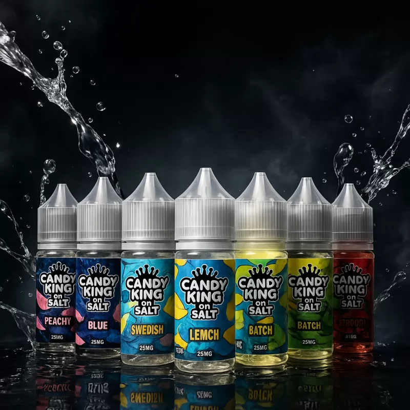 Candy King On Salt Nic Premium E-Liquid 30ml - Pink Lemonade (Bubblegum Collection) / 35mg
