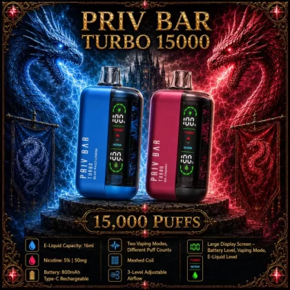 PRIV Bar Turbo 15000 - Watermelon Chill - Vapeciga