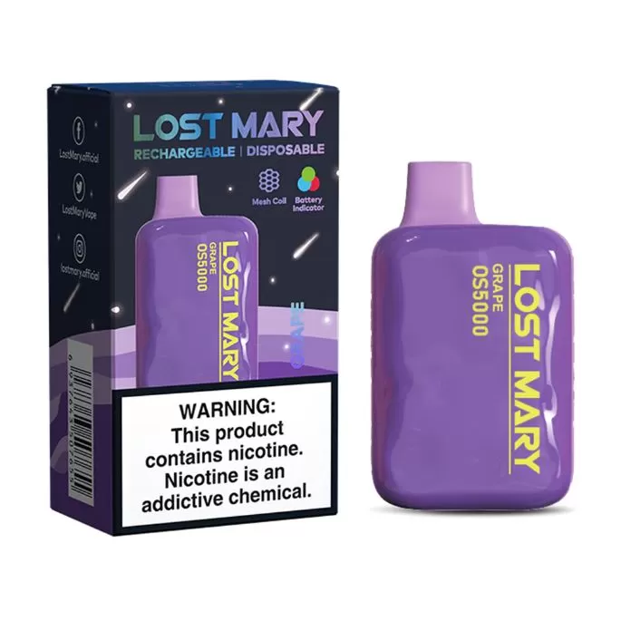 Lost Mary OS5000 Disposable Vape - 50 mg / - Image 3