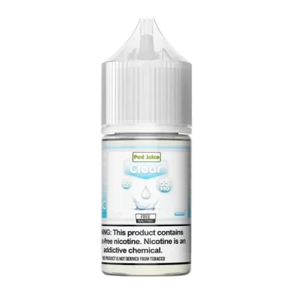 Clear Pod Juice - Customer Group#VAP~Nicotine#20mg>35mg>55mg