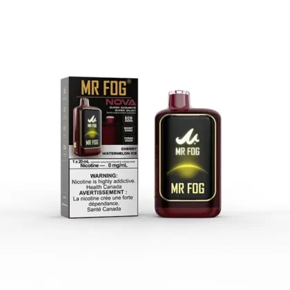 Mr Fog Nova Nicotine Free Cherry Watermelon Ice 36K Disposable Vape