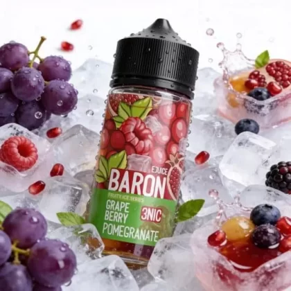 BARON ICE POMEGRANATE GRAPE BERRY 3MG – 100ML ELIQUID