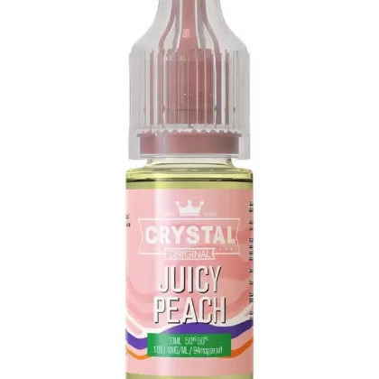 SKE Crystal Juicy Peach Nic Salt Vape Juice - Strength 10mg