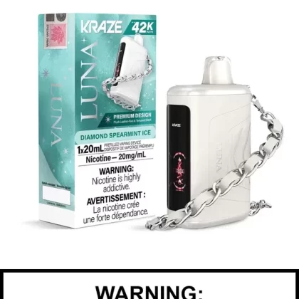 Diamond Spearmint Ice Kraze Luna Disposable Vape