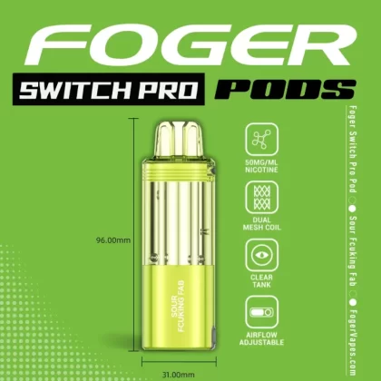Sour Fcuking Fab Foger Switch Pro Pod 30K Puffs
