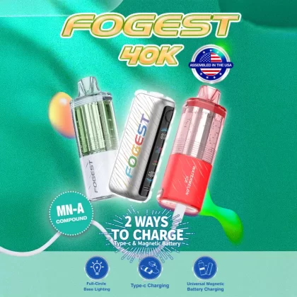Nixodine Edition | Assembled in USA | FOGEST XP 40K Disposable Device POD - 40,000 Puff - Miami Mint