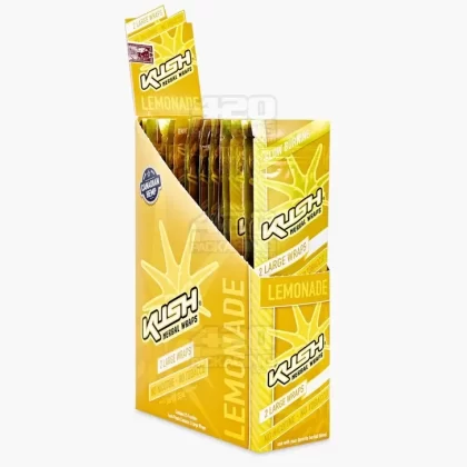 KUSH | ‘Retail Display’ Super Seal Herbal Wraps | 121mm – Lemonade – 25 Count