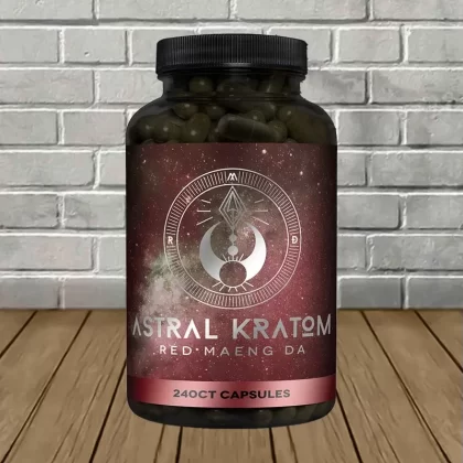 Astral Kratom Red Maeng Da Kratom Capsules 240ct - Vape Store
