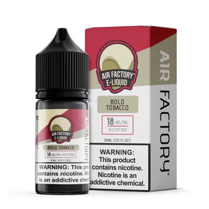 Air Factory Salt Bold Tobacco eJuice | 30mL - Vape Product; Vape Product, Vape Product