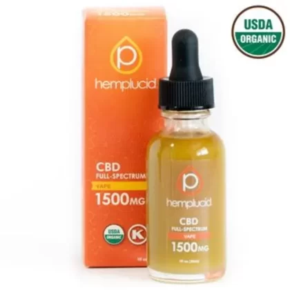 Hemplucid USDA Organic CBD Full Spectrum – Vape ELiquid