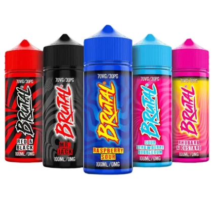 Just Juice Brutal 0mg 100ml Shortfill - Raspberry Sour