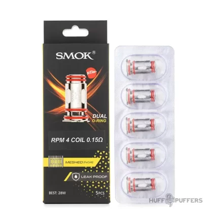 Smok RPM 4 Coils - 0.15 ohm (30-60W), 0.6 ohm (10-30W) (6B2030)
