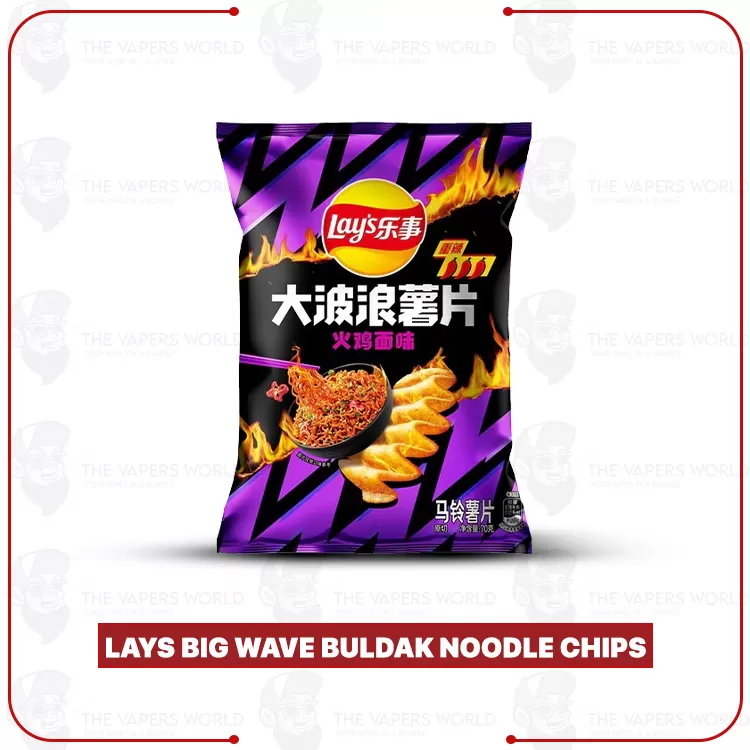 Lays Big Wave Buldak Noodle Chips - Thevapersworld