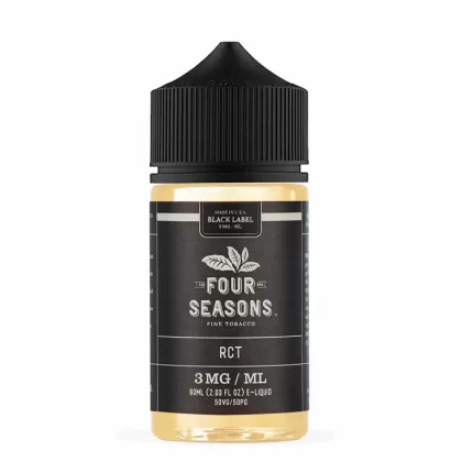 Four Seasons Black RCT 60mL – Pre-steeped Coffee Tobacco