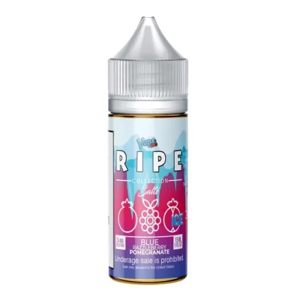 Ripe Collection Ice Salts Blue Razzleberry Pomegranate eJuice - Vape Product; Vape Product, Vape Product; Vape 100 (FDD809)