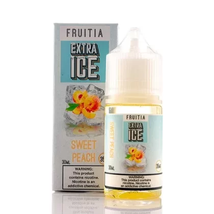 Sweet Peach Ice Salt – Fruitia E-Juice