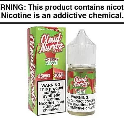 CHERRY APPLE BY CLOUD NURDZ SALT 30ML - Vapejuice