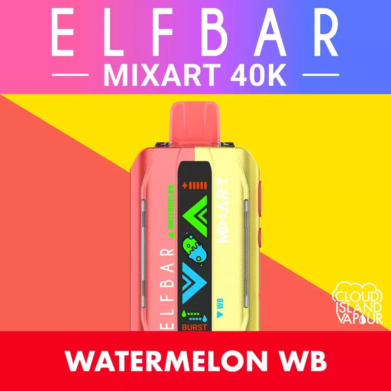 ELF BAR MIXART 40K Disposable Vape – Watermelon WB