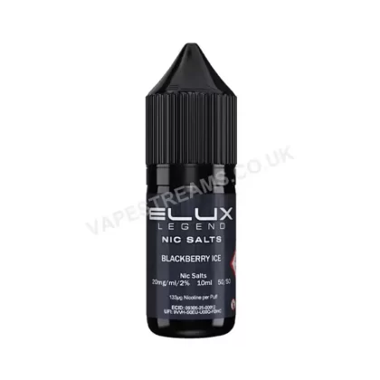 Elux Legend Blackberry Ice Nic Salt E-Liquid - Vapestreams Co