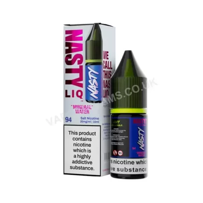 Nastyliq Mineral Water Nic Salt E-liquid - Vapestreams Co