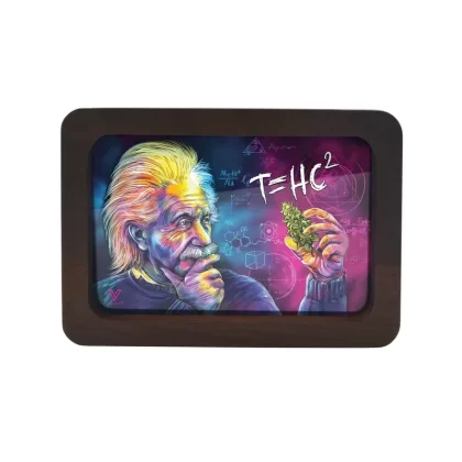 V Syndicate T=HC2 3D HD Wood Rolling Tray – 8in - Length#7.75 Inches>11.75 Inches