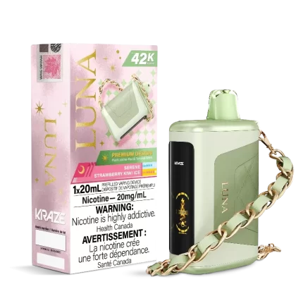 Kraze Luna 42K Serene Strawberry Kiwi Ice Disposable Vape