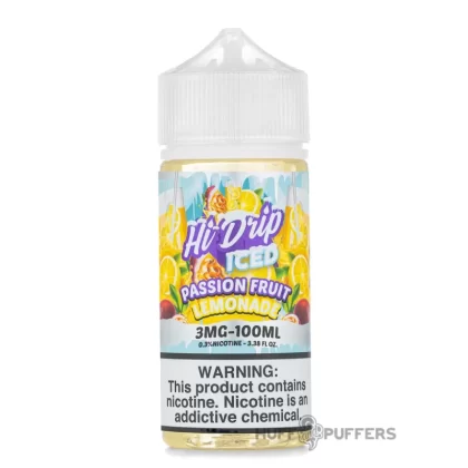 Hi-Drip – Iced Passion Fruit Lemonade 100mL - Vape Product, Vape Product