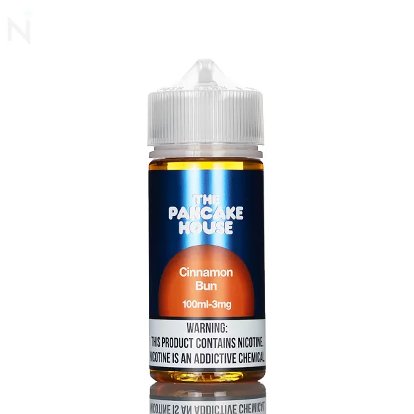 Pancake House E-Liquid - Cinnamon Bun - 100ml - 3mg - Image 2