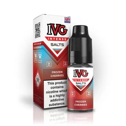 IVG Intense Nic Salt E Liquid Frozen Cherries - Nicotine strength#20mg>10mg (5B3C73)