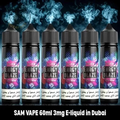 SAM VAPE 60ml 3mg E-liquid in Dubai - Berry Crash, Berry Crash Frozen