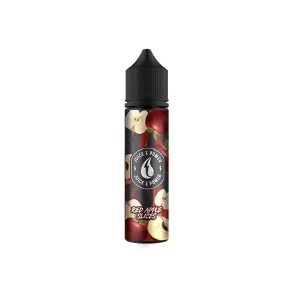 JNP Red Apple Slices 50ml Shortfill E Liquid - Strength#0mg