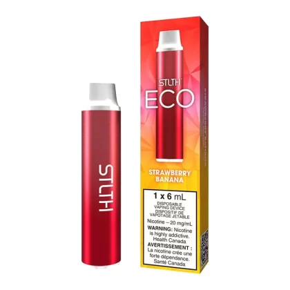 STLTH ECO Disposable Vape Device – Strawberry Banana