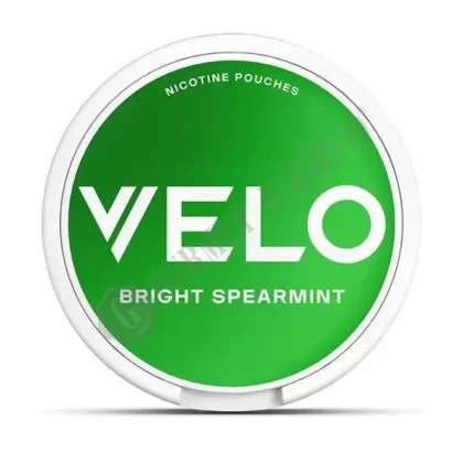 VELO Bright Spearmint Nicotine Pouches - Nicotine Strength#12mg>14mg