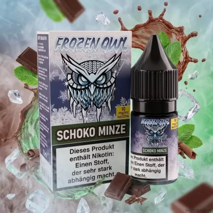 Frozen OWL Nikotinsalz Liquid – Schokominze - Vapebazar