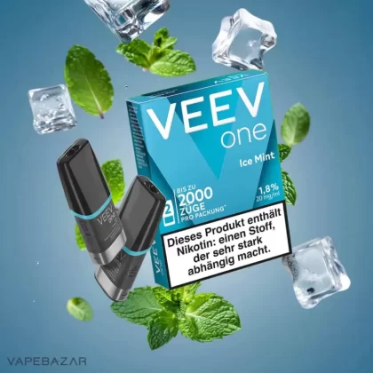 Veev One Pods – Ice Mint (2er Pack) - Veev / ca. 2000 insgesamt / 20mg/ml