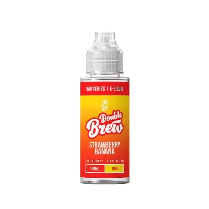 Ohm Brew Double Brew Strawberry Banana 100ml Shortfill