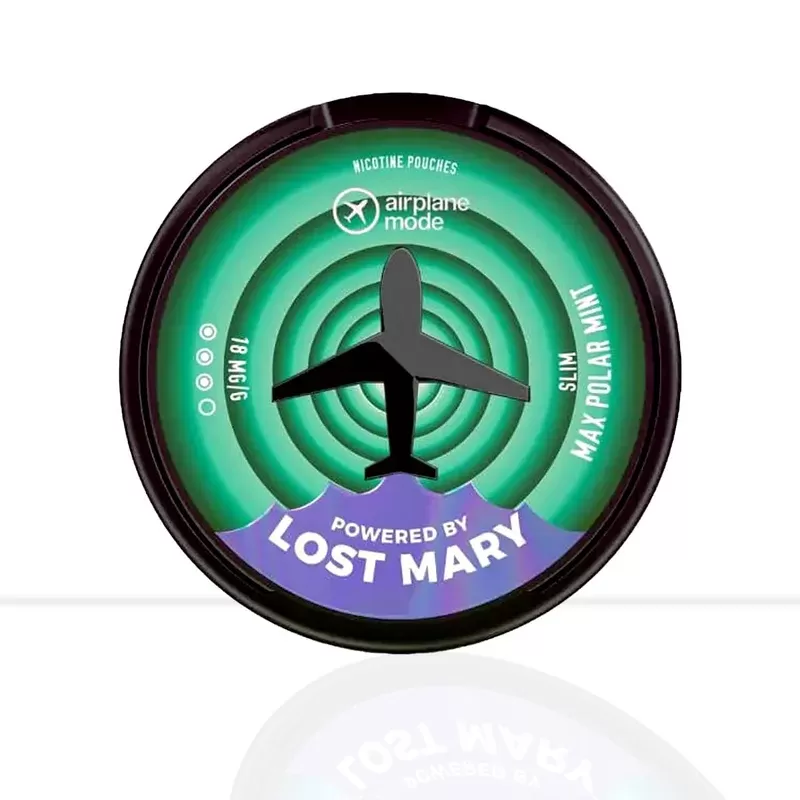 Max Polar Mint Lost Mary Airplane Mode Nicotine Pouches - Vape Product, Vape Product