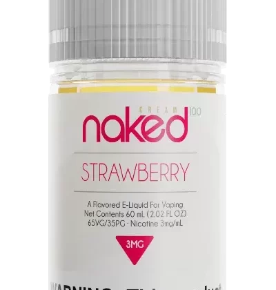 STRAWBERRY (FORMERLY NAKED UNICORN) E LIQUID BY NAKED 100 – CREAM 50ML 70VG