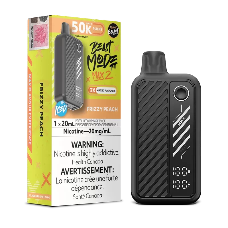 Frizzy Peach – Flavour Beast BeastMode Max 2 50K Vape jetable