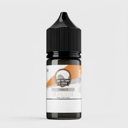 Air Factory Tobacco SALT 30mL Nicotine Salt Made in USA - Vape Product; Vape Product, Vape Product