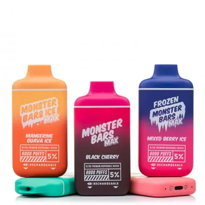Monster Bars MAX 6000 - Fruit Strawberry Banana