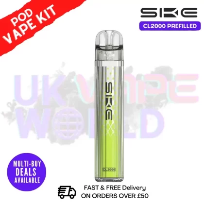 Kiwi Passionfruit SKE CL2000 2K Puff Vape Pen Kit