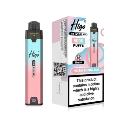 Higo BB Pulse 6000 Prefilled Pod Kit Huba Huba Ice