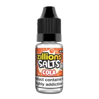 Zillions Salts Cola Nic Salt Vape Juice - 10 Pack - Strength 10mg