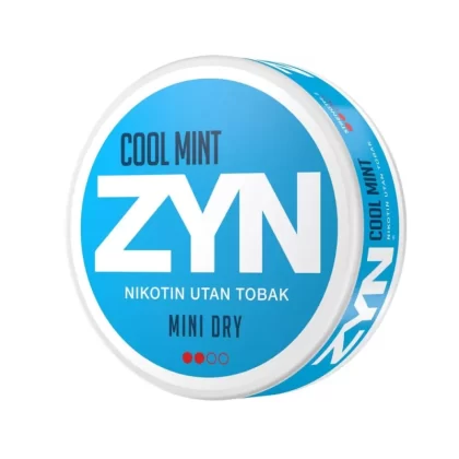 ZYN Mini Dry Cool Mint S2 – All White Portion