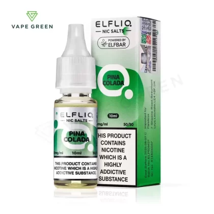 Pina Colada Nic Salt E-Liquid by Elf Bar Elfliq - Eliquidsupply