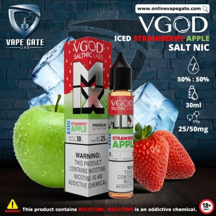 VGOD Iced Strawberry Apple Salt Nic - 30ml - 20 mg