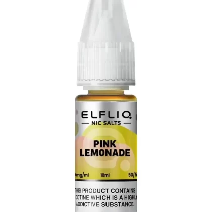 Elf Bar Elfliq Pink Lemonade Nic Salt Vape Juice - Strength