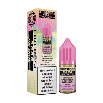 Elux Firerose Strawberry Watermelon Bubblegum Nic Salt E-Liquid - Vapestreams Co