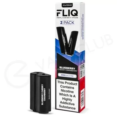 Blueberry Cherry Cranberry Avomi Fliq Prefilled Pods - Ecigpremium